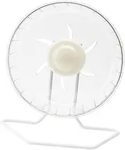 PEPLAYTAL Hamster Running Wheel Ultra Quiet Exercise Spinner for Pets with Stand for Hamsters Gerbils Mice Fun Durable Stress Reliever