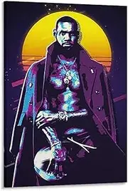 [frdytrujyt] Decor Lebron James Movie Poster Canvas Art Poster And Wall Art Picture Print Modern Family Bedroom Decor Posters 08x12inch(20x30cm)
