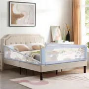 180x98CM Playpals Baby Bed Rail 180x98CM Height Adjustable Kids Safety Toddler Protect