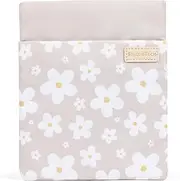 StickieTech Kindle Sleeve Pouch | Water-Resistant Material | Compatible with Kindle Basic 6" & Kindle Paperwhite 6.8" | Padded Case with 2 Hidden Zippered Pockets (Simply Daisy)