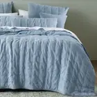 Bianca Langston Comforter Set Blue. Modern Beautifully quilted.