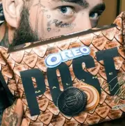 Post Malone Oreo Cookies Limited Edition Salted Carmel Shortbread Swirl Cream