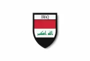PATCH PATCHES EMBLEM IRON ON GLUE PRINT FLAG world crest irak iraq