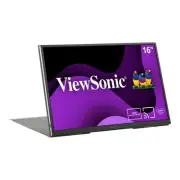 ViewSonic VG1656N 16 Inch 1200p IPS Wireless Portable Monitor with 2 Way Powered