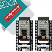 2-Pack ESP32 Wrover with OV2640 Camera – WiFi & Bluetooth Development Board for Arduino IDE, MicroPython, and AI Projects.