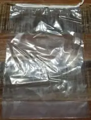 11 x 6 x 4 Clear Plastic 2.2 MIL Drawstring LDPE Bags Shoe Bags CHOOSE QUANTITY