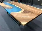 Made To Order Epoxy Table Top Walnut Resin River Table Top Bar Counter Top