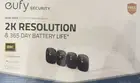 Brand New Eufy 2K 4pk Wireless Camera System With Homebase 3 Rrp $1099