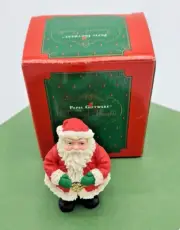 Vintage Santa Claus Hinged Box Trinket Box - 1998 Papel Giftware