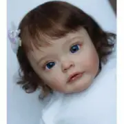 24inch Reborn Baby Dolls Silicone Vinyl Toddler Babies Blue Eyes Girl Kids Gifts