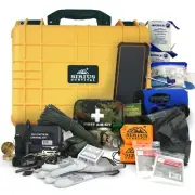Emergency Preparedness & Survival Kit for 2, Over 175 Pcs, Waterproof Hard Case