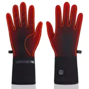 Heated Gloves Liners,Thin Heated Gloves with Rechargeable Battery for Men Wom...