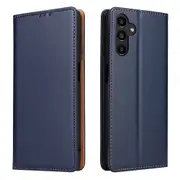 For Samsung Galaxy S24 FE 5G Case Leather Flip Wallet Folio Cover Blue