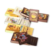Metal Gifts Gold Metallic Pack 55 Pokemon Cards Xmas TCG Vmax GX Charizard Rare
