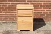 Blairgowrie 3 Drawer Bedside Table - Solid Messmate Timber - Made in Australia