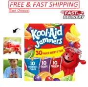 Kool-Aid Jammers Tropical Punch, Variety Pack, ( 30 ct Box, 6 fl oz Pouches )