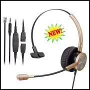 MAIRDI Phone Headset RJ9 3.5mm Call Center Office Polycom Avaya Nortel Wired