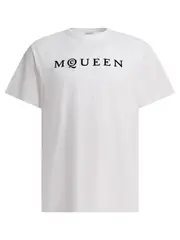 [Alexander Mcqueen] Alexander Mcqueen-T-Shirts Bianco-Uomo L White