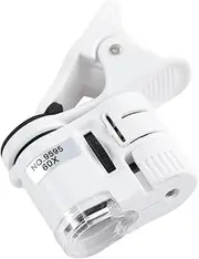 Clip Phone Microscope Magnifier for Jewelry Identification Durable Mobile Phone Magnifier Convenient Design for Easy Use Friends and Family