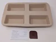 Pampered Chef Stoneware Mini Loaf Pan (1418) - New Unused