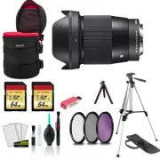 Sigma 16mm Contemporary Lens f/1.4 DC DN for Micro Four Thirds 402963 with 2x