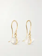 [Melissa Joy Manning] Melissa Joy Manning - 14-karat Recycled Gold Moonstone Earrings - One size One size Gold