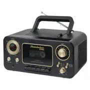 Bluetooth Portable Stereo CD, AM/FM Stereo Radio and Cassette Player/Recorder...