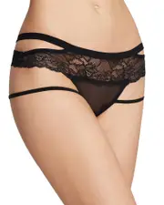 Honeydew Elastic & Lace Open Panel Hipster