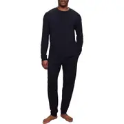 Eberjey Henry Jersey Pajamas in Black at Nordstrom, Size Small