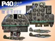 P40 COCKPIT instrument panel CDkit