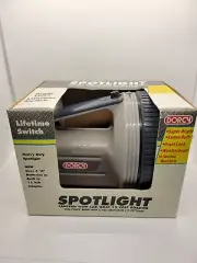 Dorcy Handheld Spotlight Lantern w/ Car/Boat 12 Volt Adapter Weatherproof