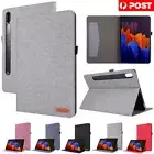 For Samsung Galaxy Tab S10 S9 FE 10.9 S7 S8 Case Flip Leather Stand Smart Cover