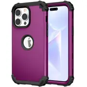 MCC Impact iPhone 14 Pro Shockproof 3in1 Rugged Case Cover Apple 14Pro [Purple]