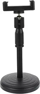 TEHAUX Adjustable Telescopic Smartphone Holder Rack Rotatable Desktop Phone Stand for Convenient Charging Angle Height Adjustable for Home Office Live Streaming