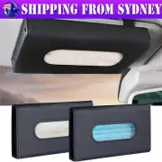 Car Tissue Holder,Sun Visor Napkin Holder, Premium PU Leather,Car Mask Holder