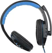 LIFKICH Gaming Headset with LED Lights Multi Function Microphone Compatible with Cable for Enhanced for Computer Gaming Sessions