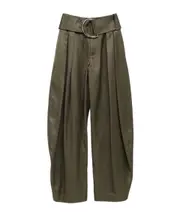 JW Anderson Pleated D-Ring Trousers UK8,UK10,UK6 Green