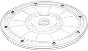 [Kepfire] 8 inch Acrylic Lazy Susan Turntable Clear Organizer Bearing Revolving Display Base Kitchen Pantry Cabinet Decorating Spice Cake Rack