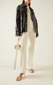 [Jil Sander] Slim Crepe Satin Straight-Leg Pants