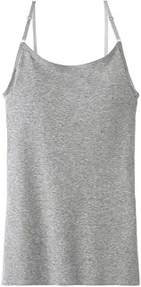 [Gunze] CB4456 Women's CFA Camisole, Cup Included, Hard to See Through Bra Top