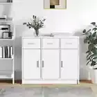 Sideboard White 91x28x75 cm Engineered Wood vidaXL