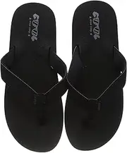 [COOL shoe corp.] Cool shoe Men's SIN Flip-Flop, Black, 8 UK