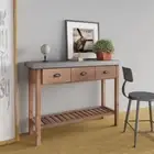 Console Side Table With 3 Drawers Stylish Home Decor Hall Living Room Furniture
