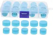 Mobestech 30pcs Ac Valve Core Cap Car Air Conditioner Protective Cover R134a Ac Cap