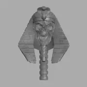 Undead Pharoah Mummy custom head for Mythic Legions & other action figures