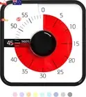 60-Min Visual Countdown Timer 7.5" Magnetic Clock for Kids Classroom Office Meet