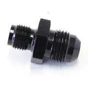 Aeroflow Inverted Seat Adapter 7/16"-24 to -6AN, AF702-06BLK