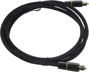 PHENOFICE Optical Audio Cable Male to Male for Sound Bar Home Theater Stable Transmission Sound Compatible with Amplifiers Video Recorders Durable Optical Fiber Material