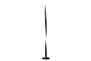 Jacqueline LED Modern Classic Twisted Floor Lamp Light - Black