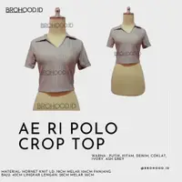 在飛比找蝦皮購物優惠-Ae RI POLO 短款上衣 BroHoo.id